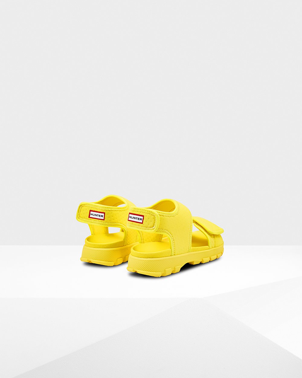 Kids Hunter Original Big Outdoor Walking - Sandals Yellow - 0321-BFKNO